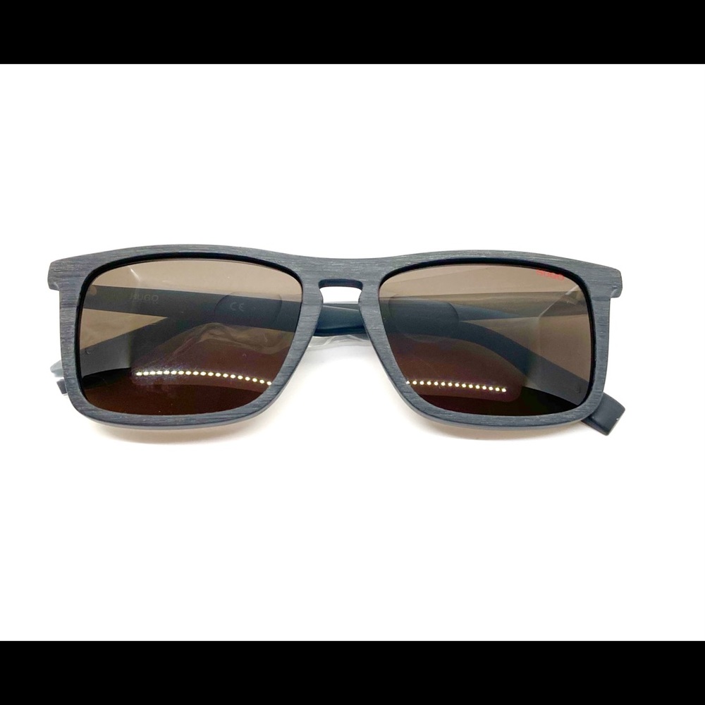 NWT Hugo Boss Men’s Wood Grain Square Sunglasses